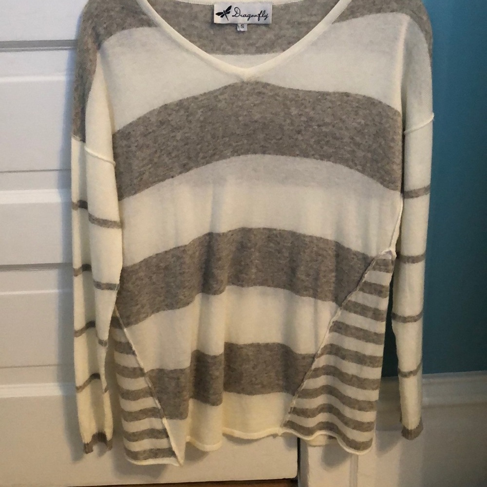 Cozy striped sweater!